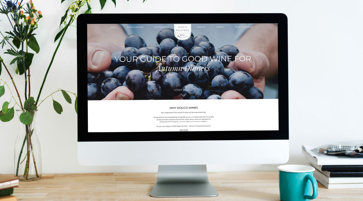 Doug Reichel Wine Marketing Website