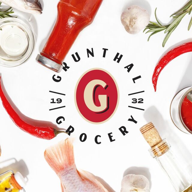 Grunthal Grocery is a family business built on virtues like dedication, quality, and trust; they’ve loyally served their region since 1932. 

Their new visual identity embodies their proud history while looking ahead at a bright future.